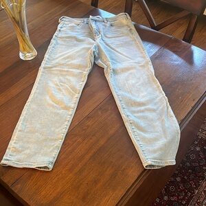 Liverpool faded blue hi-rise jeans, 12/31